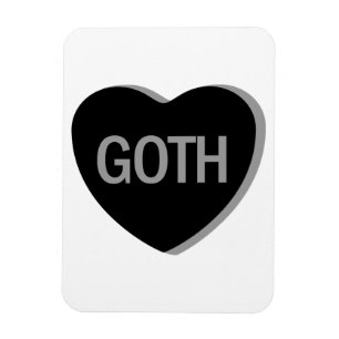Snoep Hart - Gothic Magneet