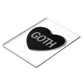 Snoep Hart - Gothic Notitieboek (Linkerzijde)