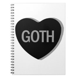 Snoep Hart - Gothic Notitieboek