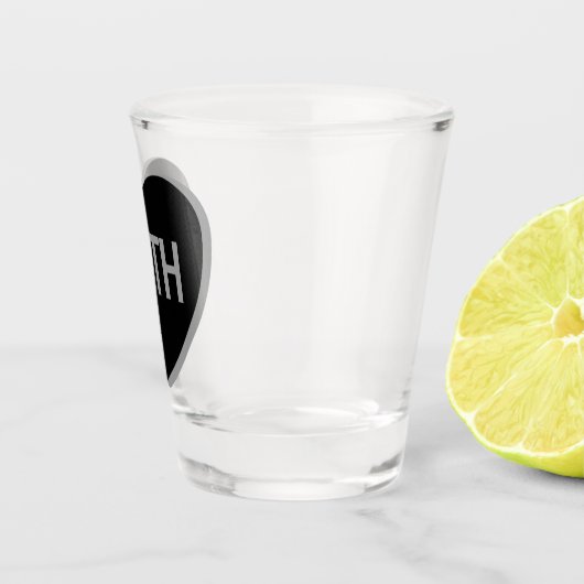 Snoep Hart - Gothic Shot Glas (Rechts)