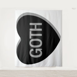 Snoep Hart - Gothic Wandkleed