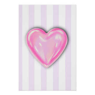 Snoep Hart Kinder Kunst Poster