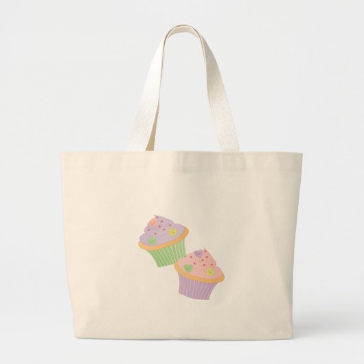 Snoep hart koekjes grote tote bag (Voorkant)