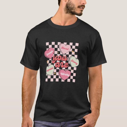Snoep Hart Leraar Valentijn Dag Vrouwen Je Zijn T-shirt (Voorkant)