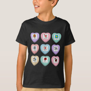 Snoep Hart PCS Symbool Speciaal Onderwijs Docent V T-shirt