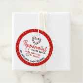 Snoep Hart Pepermunt Scrub (met Ingrediënten) Bedankjes Labels (In situ)