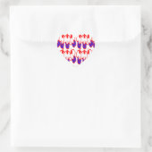 snoep hart sticker (Tas)