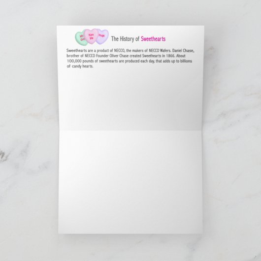 Snoep hart, talen, bedankt kaarten, groet (Binnen)