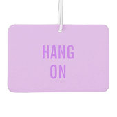 SNOEP HART Valentijn 'Hang op' Paarse Luchtverfrisser (Achterkant)