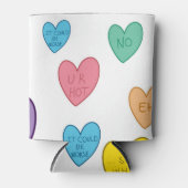 Snoep harten blikjeskoeler (Voorkant)