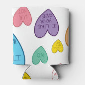 Snoep harten blikjeskoeler (Achterkant)