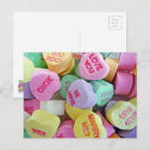 Snoep harten briefkaart (Voorkant / Achterkant)