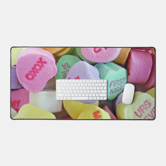 Snoep harten bureaumat (Keyboard & Muis)
