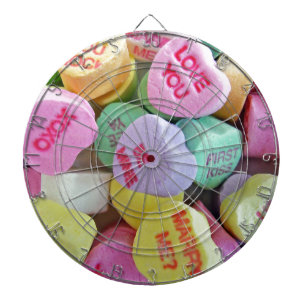Snoep harten dartbord