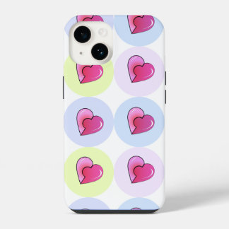 Snoep harten iPhone 14 hoesje