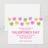 Snoep harten kaart (Voorkant / Achterkant)