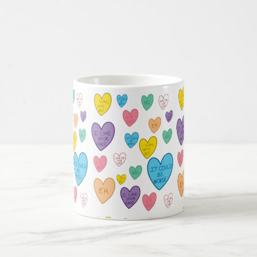 Snoep harten koffiemok (Center)