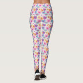 Snoep Harten Leggings (roze) (Achterkant)