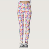 Snoep Harten Leggings (roze) (Voorkant)