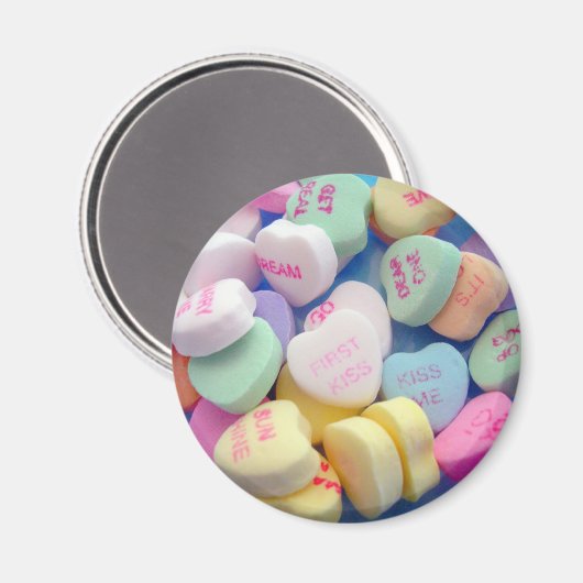 Snoep harten magneet (Voorkant / Achterkant)
