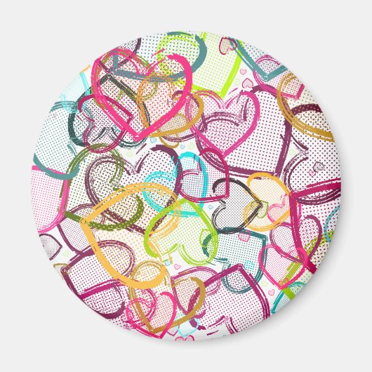 Snoep harten magneet (Voorkant)