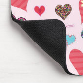 Snoep Harten Mousepad Muismat (Hoek)