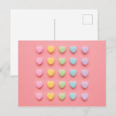 Snoep Harten portret Briefkaart (Voorkant / Achterkant)