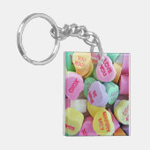 Snoep harten sleutelhanger (Voorkant Links)