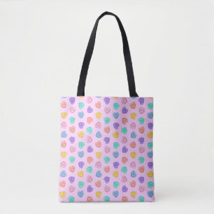 Snoep harten tote bag