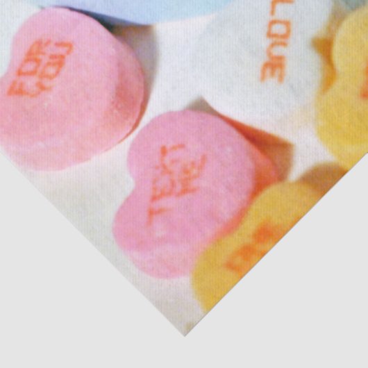 Snoep Harten Valentijn Tissuepapier (Detail)