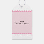 Snoep Harten  Valentijnsdag Cadeaulabel (Achterkant)