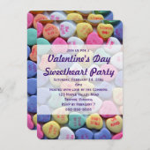 Snoep Harten Valentijnsdag Kaart (Voorkant / Achterkant)