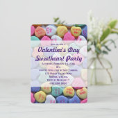 Snoep Harten Valentijnsdag Kaart (Staand voorkant)