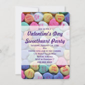 Snoep Harten Valentijnsdag Kaart (Voorkant)