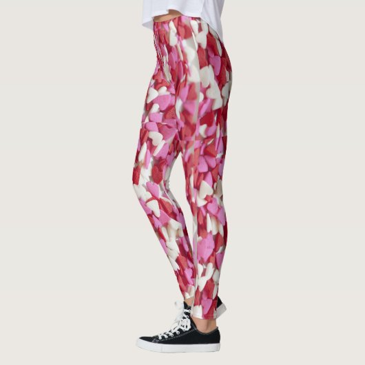 Snoep Harten Valentijnsdag Leggings (Links)