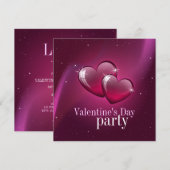 Snoep Harten Valentijnsdag Party Kaart (Voorkant / Achterkant)