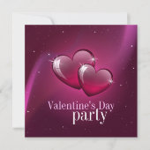 Snoep Harten Valentijnsdag Party Kaart (Voorkant)