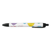 Snoep harten zwarte inkt pen (Bodem)