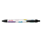 Snoep harten zwarte inkt pen (Achterkant)