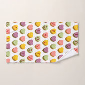 Snoep - hartenliefdespatroon bad handdoek (Handdoek)