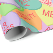 Snoep hartenpatroon - SFW Cadeaupapier (Rol Hoek)