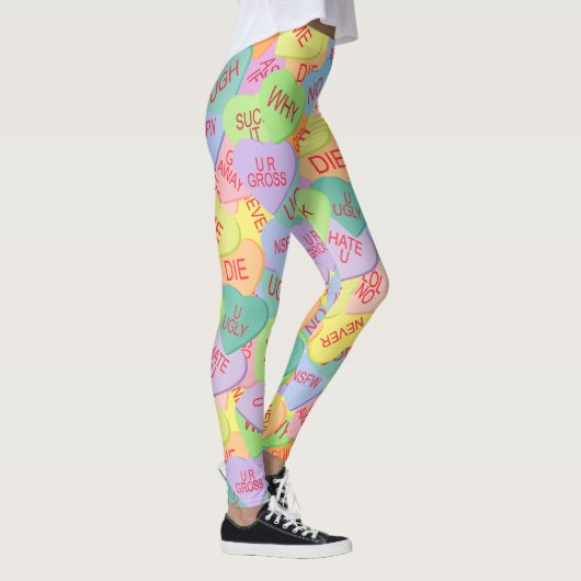 Snoep hartenpatroon - SFW Leggings (Rechts)