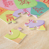 Snoep hartenpatroon - SFW Legpuzzel (Zijkant)