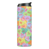 Snoep hartenpatroon - SFW Thermosbeker (Gedraaid links)