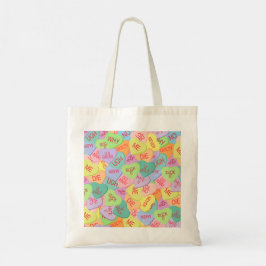 Snoep hartenpatroon - SFW Tote Bag