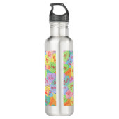 Snoep hartenpatroon - SFW Waterfles (Achterkant)