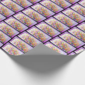 Snoep hartkool cadeaupapier (Hoek)