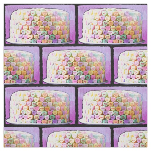 Snoep hartkool stof (Swatch)