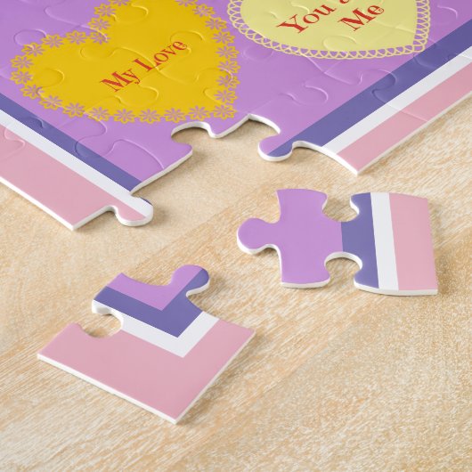 Snoep Hartpuzzel Legpuzzel (Zijkant)