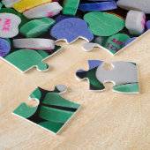 Snoep hartslag stapel legpuzzel (Zijkant)